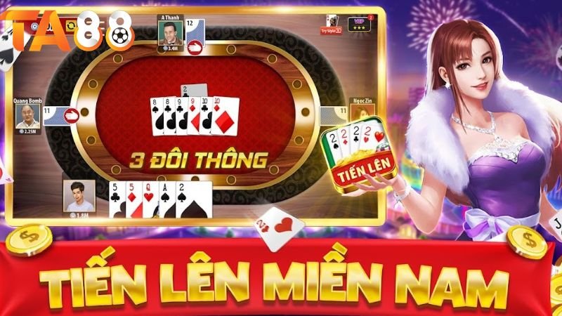TA88 Tiến Lên Miền Nam: Khám Phá Trò Chơi Đặc Sắc 2 Luật chơi Tiến Lên Miền Nam